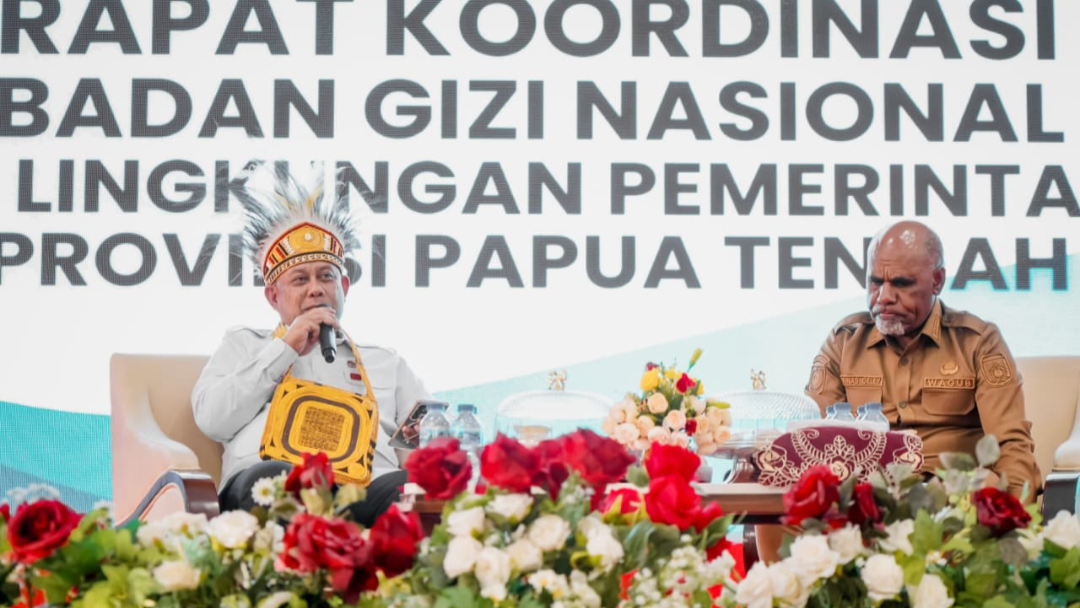 Kepala Badan Gizi Nasional Dharmasraya Gencarkan Program Makan Bergizi Gratis di Papua Tengah, Prioritaskan Kearifan Lokal